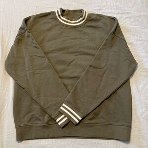 Madewell Olive Crew Neck Sweater